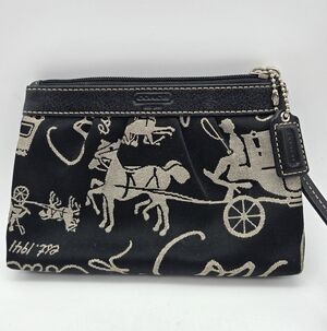 Coach Horse And Carriage Wristlet